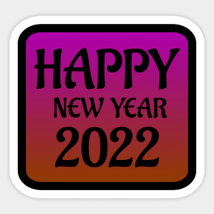 Happy new year 2022 Sticker